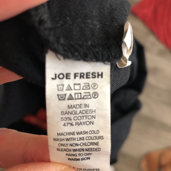 Joe Fresh Black Palazzo/Wide Leg Crop Pants - Picture 7 of 9